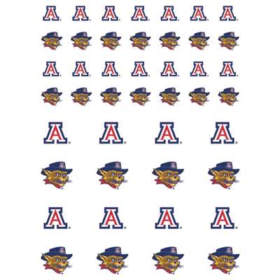 Arizona Wildcats Small Sticker Sheet - 2 Sheets