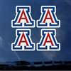Arizona Wildcats Transfer Decals - Set of 4