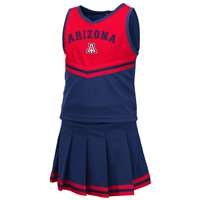Arizona Wildcats Toddler Girls Colosseum Pinky Cheer Dress Set