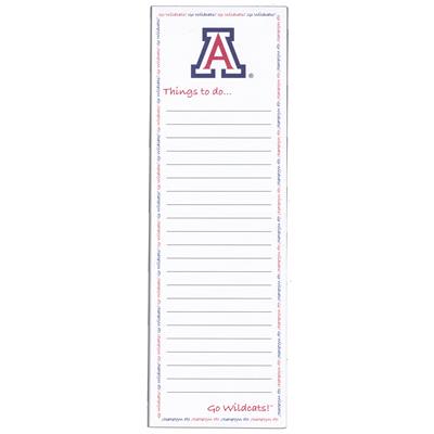 Arizona Wildcats Magnetic To Do List Pad
