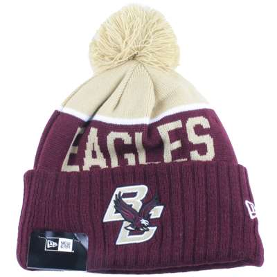 Boston Eagles New Era Sport Knit Pom Beanie