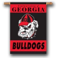 Georgia 2-sided Premium 28" X 40" Bulldog Banner