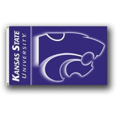 Kansas State 2-sided 3' X 5' Flag