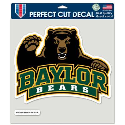 Baylor Bears Full Color Die Cut Decal - 8" X 8"