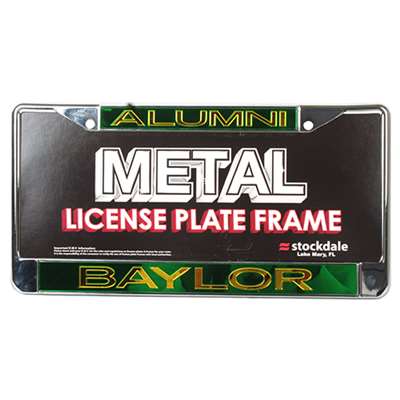 Baylor Bears Metal Alumni Inlaid Acrylic License Plate Frame - Alt