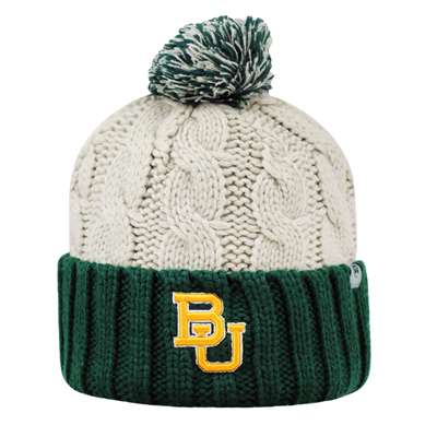 Baylor Bears Top of the World Womens Gust Pom Knit Beanie