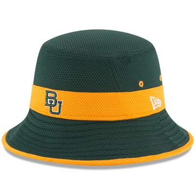 Baylor Bears New Era Training Bucket Hat - Green