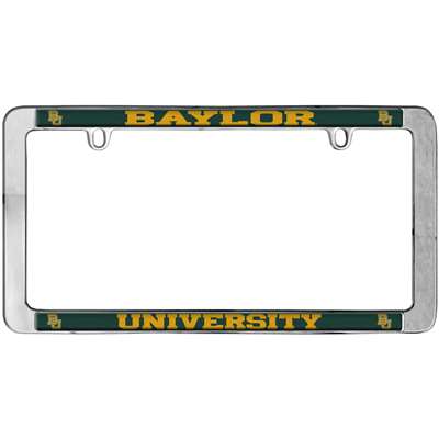 Baylor Bears Thin Metal License Plate Frame