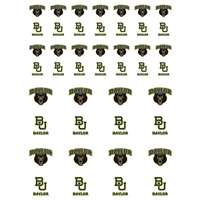 Baylor Bears Small Sticker Sheet - 2 Sheets