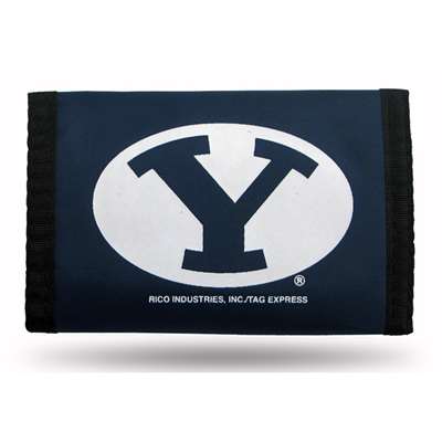 BYU Cougars Nylon Tri-Fold Wallet