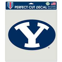 BYU cougars Full Color Die Cut Decal - 8" X 8"
