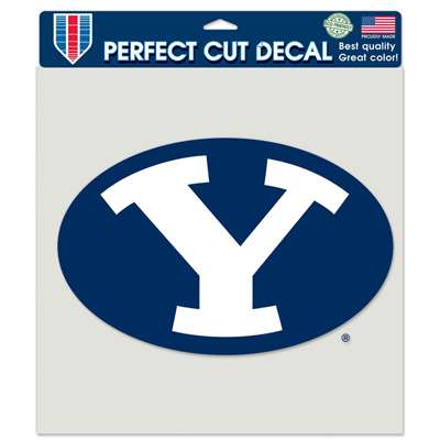 BYU cougars Full Color Die Cut Decal - 8" X 8"