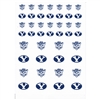 BYU cougars Small Sticker Sheet - 2 Sheets