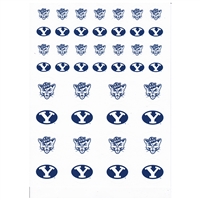 BYU cougars Small Sticker Sheet - 2 Sheets