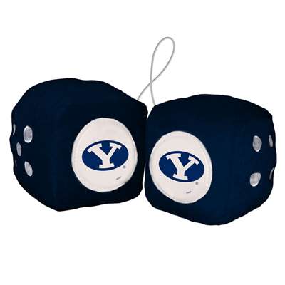 BYU Cougars Fuzzy Dice