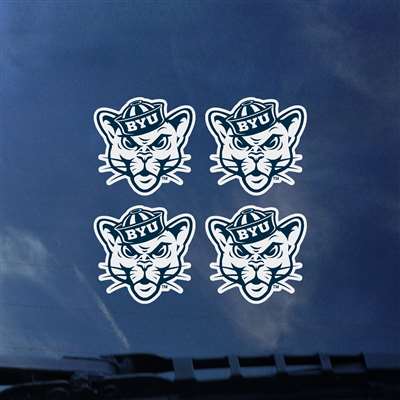 BYU Cougars Transfer Decals - Set of 4