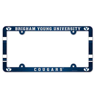 BYU Cougars Plastic License Plate Frame