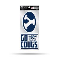 BYU Cougars Double Up Die Cut Decal Set