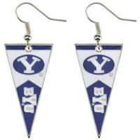 BYU Cougars Dangler Earrings - Pennant