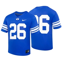 Nike BYU Cougars Youth Replica Football Jersey - #26 - Game Royal