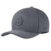 Nike Ohio State Buckeyes Swoosh Flex Hat - Grey