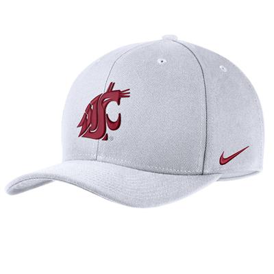 Nike Washington State Cougars Swoosh Flex Hat - White