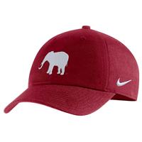 Nike Alabama Crimson Tide Campus Adjustable Hat - Crimson - Elephant Logo