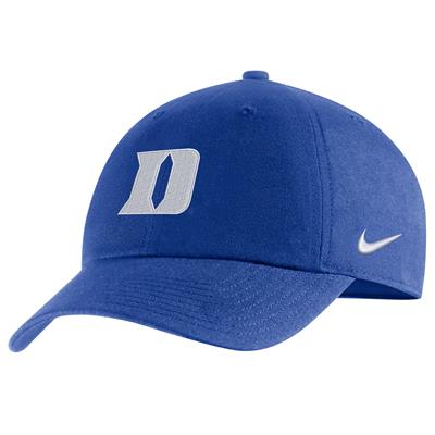 Nike Duke Blue Devils Campus Adjustable Hat - Royal - D Logo