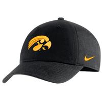 Nike Iowa Hawkeyes Campus Adjustable Hat - Black