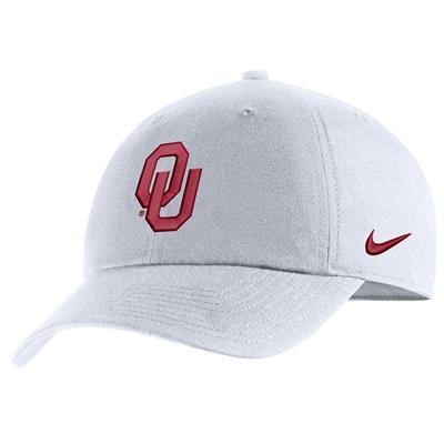 Nike Oklahoma Sooners Campus Adjustable Hat - White