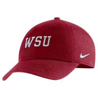 Nike Washington State Cougars Campus Adjustable Hat - Crimson - WSU
