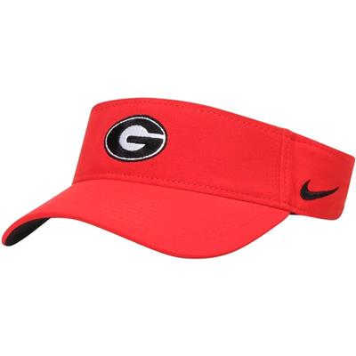 Nike Georgia Bulldogs Dri-Fit Adjustable Visor - R