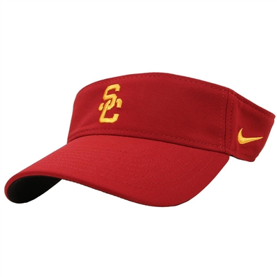 Nike USC Trojans Dri-Fit Adjustable Visor - Crimson - Alt