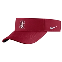 Nike Stanford Cardinal Dri-Fit Adjustable Visor - Crimson
