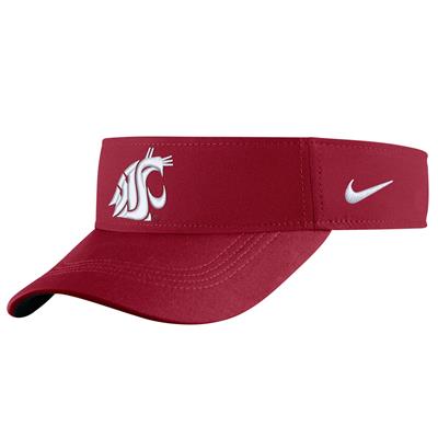 Nike Washington State Cougars Dri-Fit Adjustable Visor - Crimson