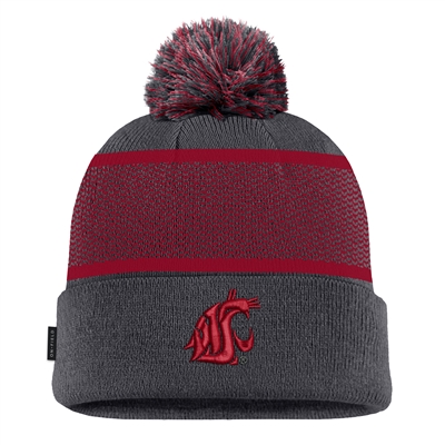 Nike Washington State Cougars Peak Pom Beanie