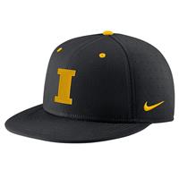 Nike Iowa Hawkeyes Aero True Fitted Baseball Hat -