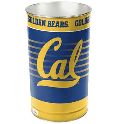 California Golden Bears Metal Wastebasket
