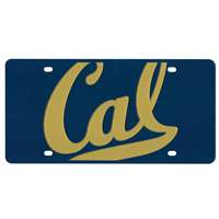 California Golden Bears Full Color Mega Inlay License Plate