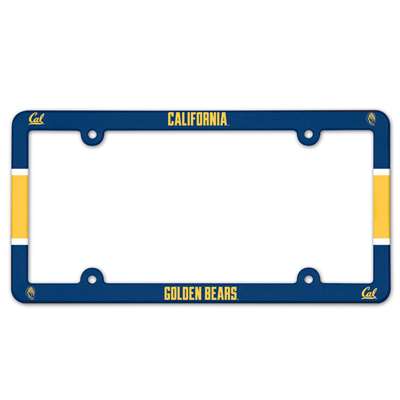 California Golden Bears Plastic License Plate Frame
