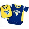 West Virginia Infant One Piece Tee With Bib By Colosseum