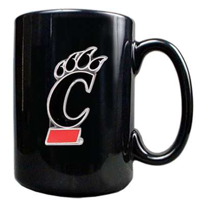 Cincinnati Bearcats 15oz Black Ceramic Mug