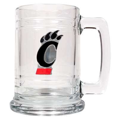 Cincinnati Bearcats 16oz Glass Tankard