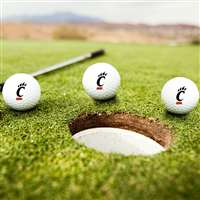 Cincinnati Bearcats Golf Balls - Set of 3