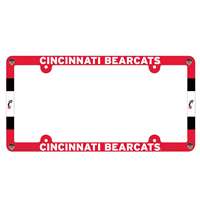 Cincinnati Bearcats Plastic License Plate Frame
