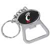 Cincinnati Bearcats Metal Key Chain And Bottle Opener W/domed Insert