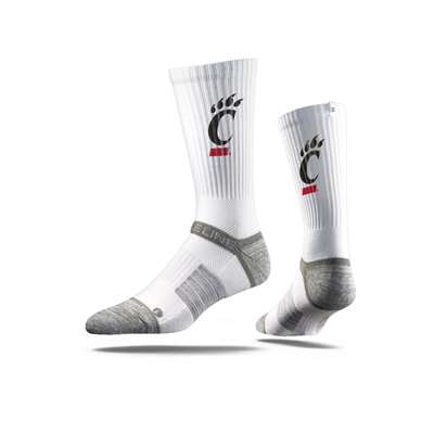 Cincinnati Bearcats Strideline Premium Crew Sock - White