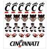 Cincinnati Bearcats Multi-Purpose Vinyl Sticker Sheet