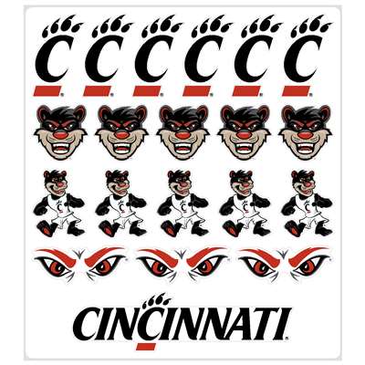 Cincinnati Bearcats Multi-Purpose Vinyl Sticker Sheet