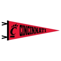Cincinnati Bearcats Wool Felt Pennant - 9" x 24"